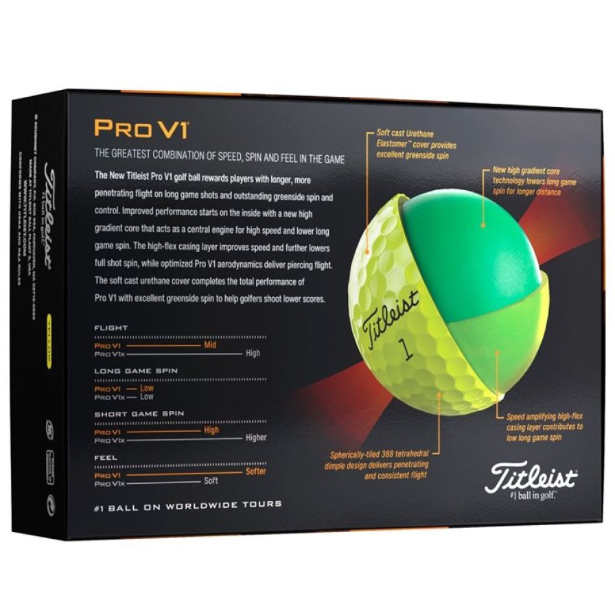 Balles Titleist Balles De Golf Neuves | Pro V1