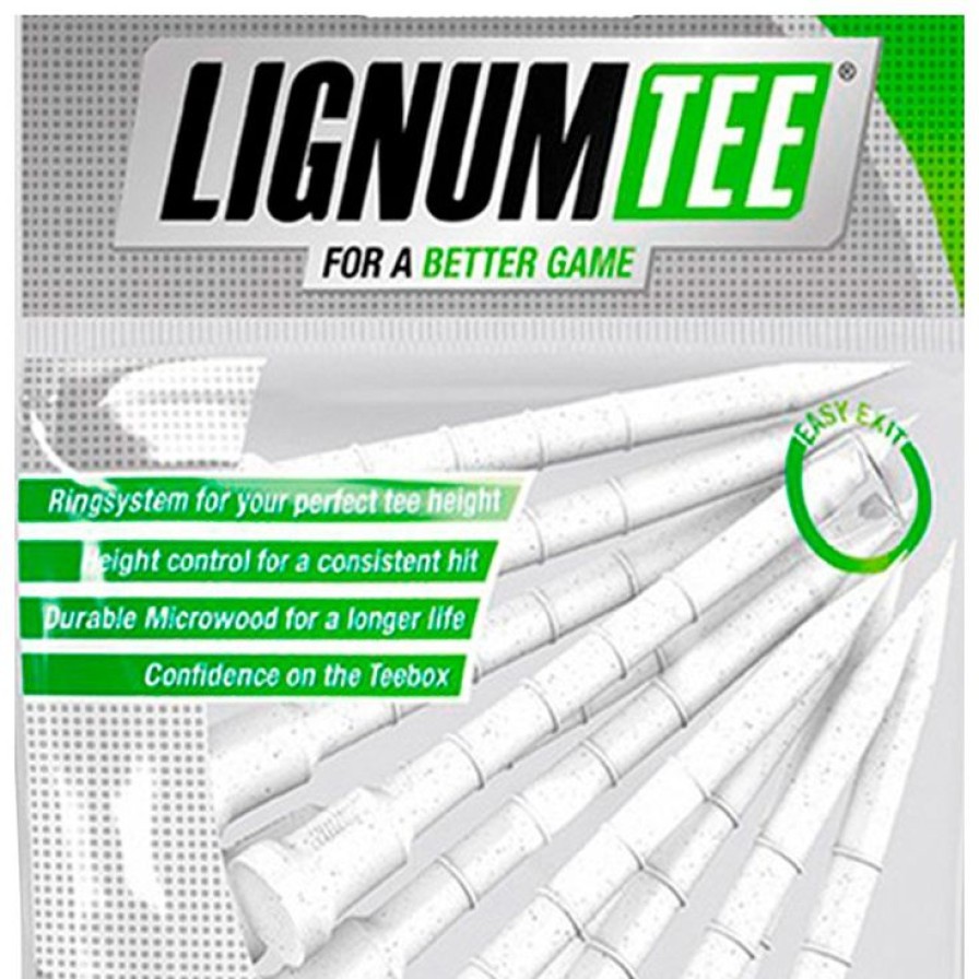 Accessoires Lignum Golf Tees | Tee Lignum Blanc