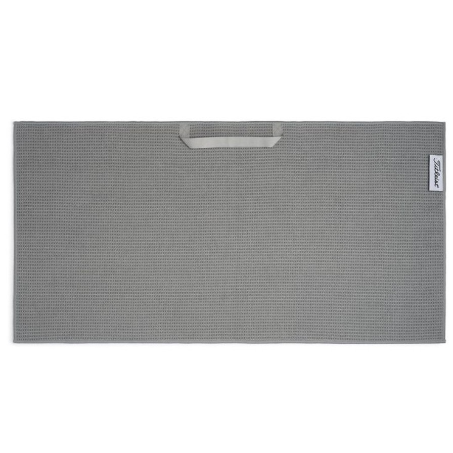 Accessoires Titleist Serviettes | Serviette Titleist Players Microfiber Towel Grey