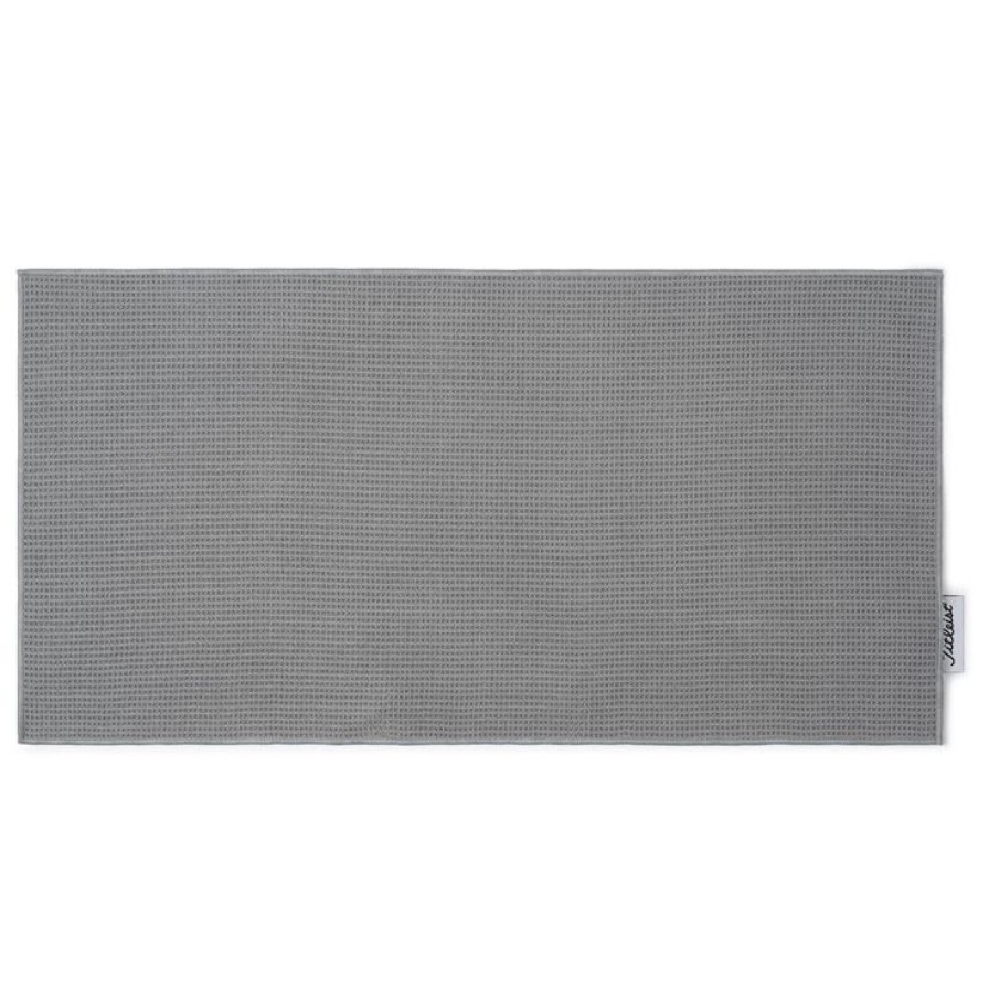 Accessoires Titleist Serviettes | Serviette Titleist Players Microfiber Towel Grey