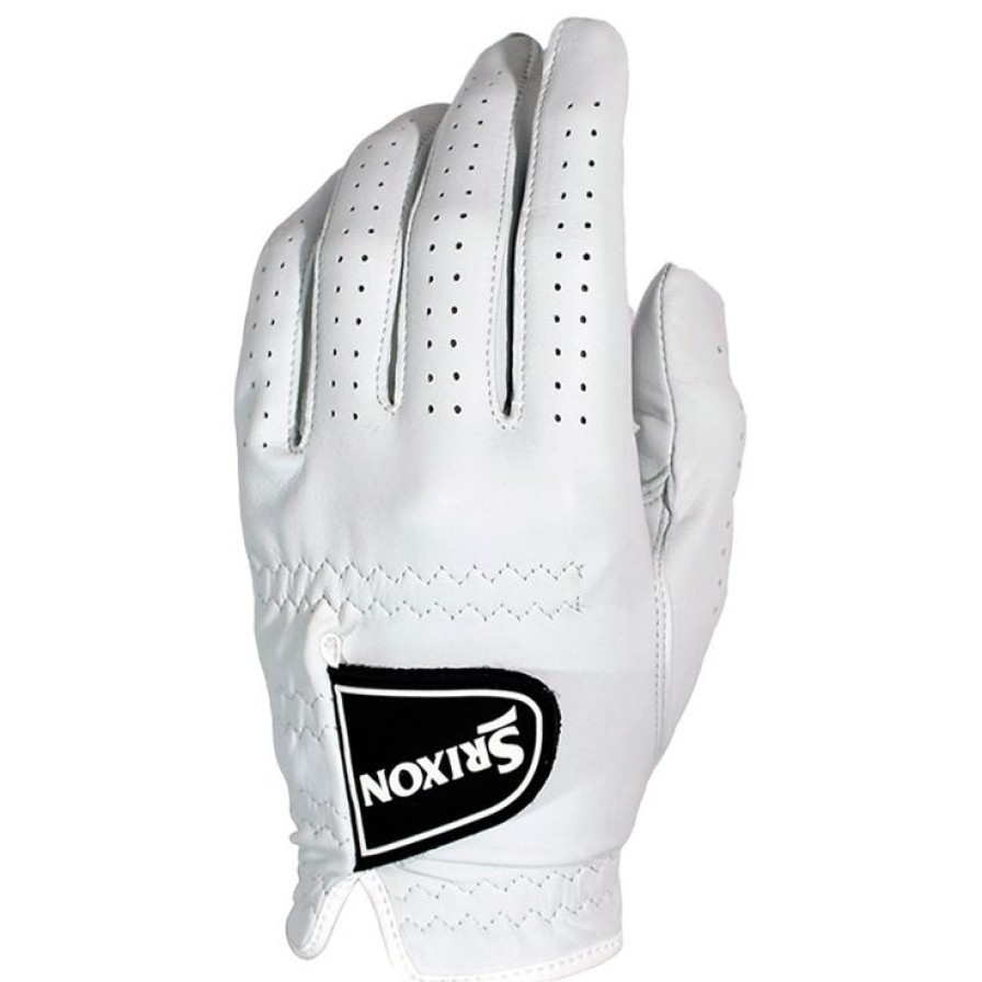 Gants Srixon Gants De Golf Homme | Gants Cuirs Classiques (Unit00E9) Srixon Premium Cabretta White