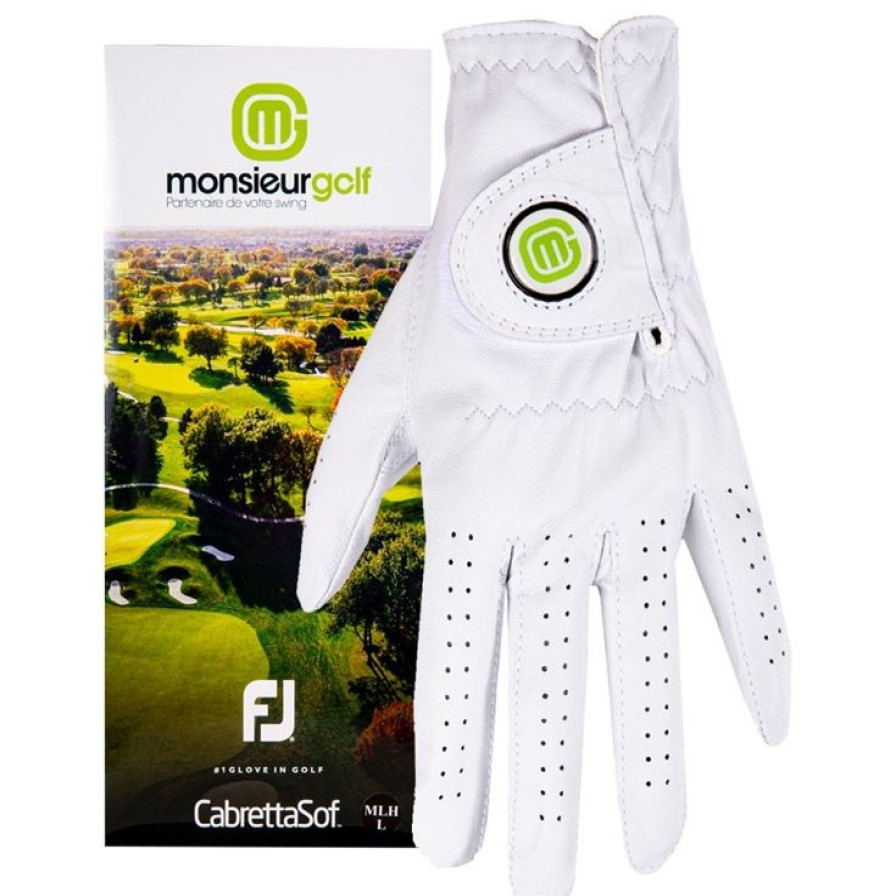 Gants Footjoy Gants De Golf Homme | Gants Cuirs Classiques (Unit00E9) Footjoy Cabretta Sof Monsieurgolf