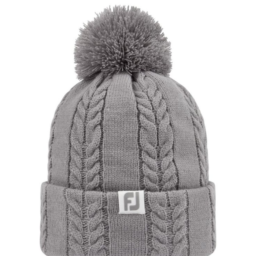 Vetements Footjoy Bonnets | Cable Knit Bobble