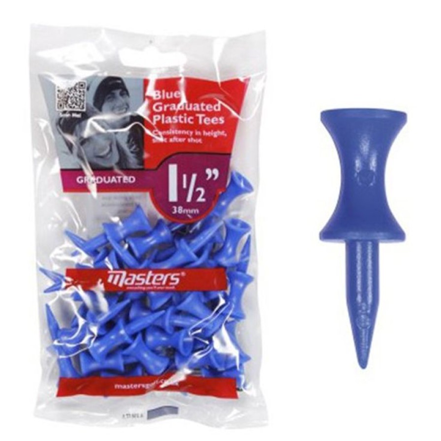 Accessoires Masters Tees | Tees Masters 30 Tees Plastique 00E0 Etage Bleu (38 Mm)