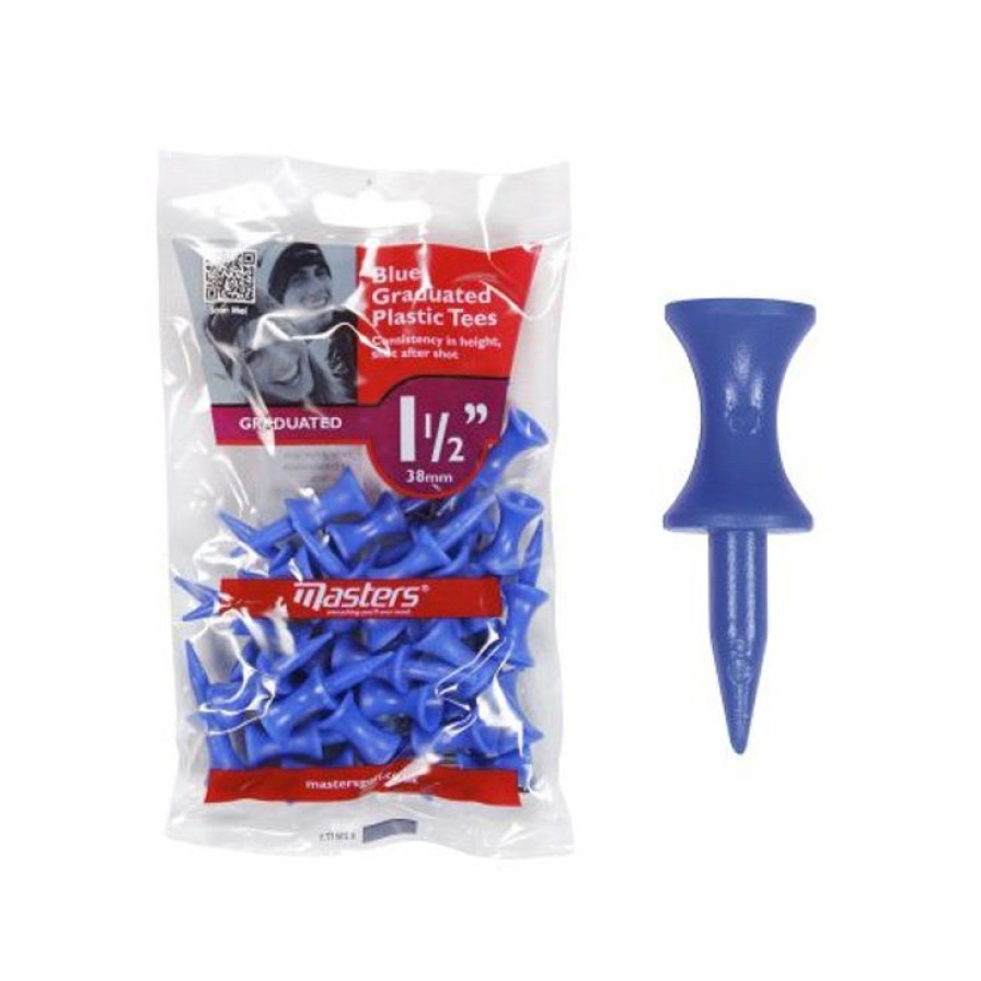 Accessoires Masters Tees | Tees Masters 30 Tees Plastique 00E0 Etage Bleu (38 Mm)