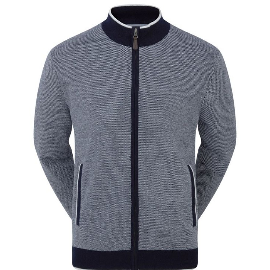 Vetements Footjoy Pulls & Sweats | Full-Zip Lined Pullover