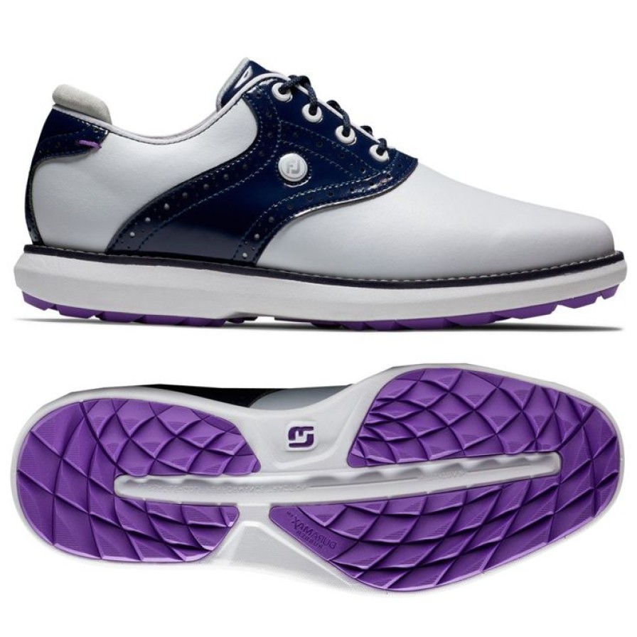 Chaussures Footjoy Chaussures De Golf Femme | Women'S Traditions Spikeless