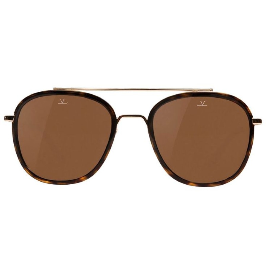 Accessoires Vuarnet Lunettes De Soleil | Lunettes De Soleil Vuarnet Vl1615 Edge Ecaille Or Pure Brown