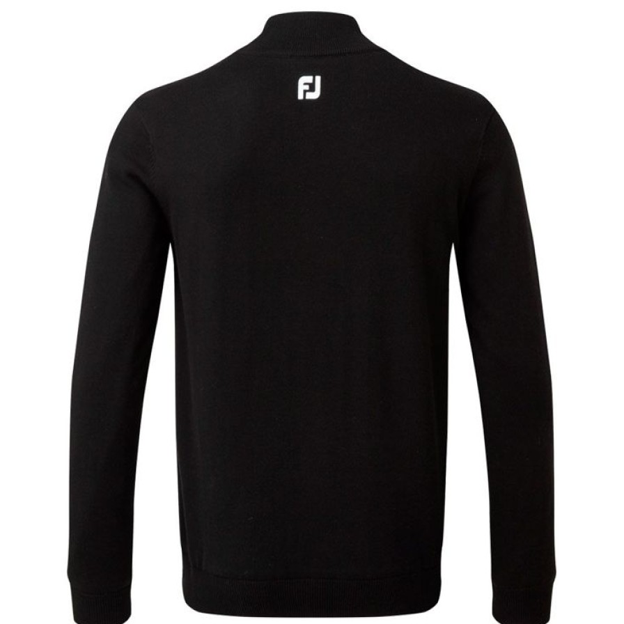 Vetements Footjoy Pulls & Sweats | Wool Blend 1/2 Zip Lined Pullover