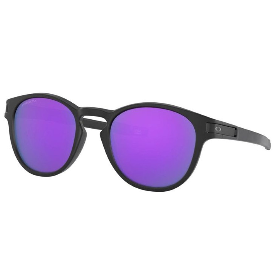 Accessoires Oakley Lunettes De Soleil | Lunettes De Soleil Oakley Latch Matte Black Prizm Violet