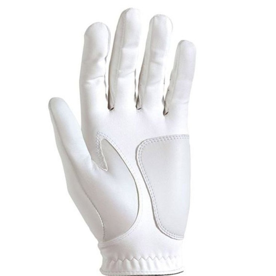 Gants Footjoy Gants De Golf Femme | Gants Synthetiques Classiques (Unit00E9) Footjoy Weather Sof White Lady (Pack De 2)