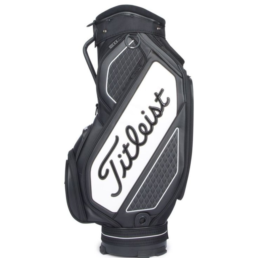 Sacs Titleist Sacs De Golf Chariot | Sac Chariot S00E9Rie Titleist Tour Series Midsize Black White