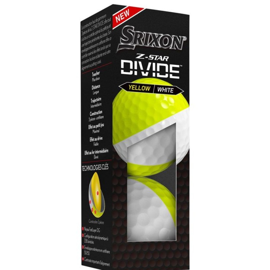 Balles Srixon Balles De Golf Neuves | Z-Star Divide