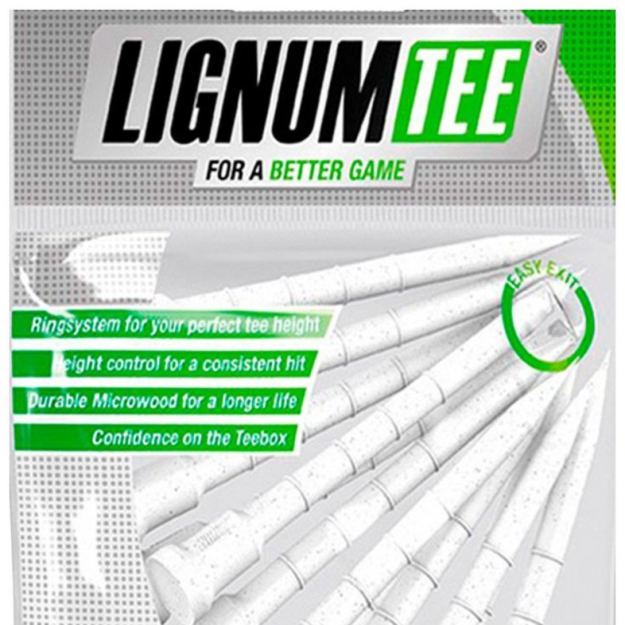 Accessoires Lignum Golf Tees | Tee Lignum Blanc