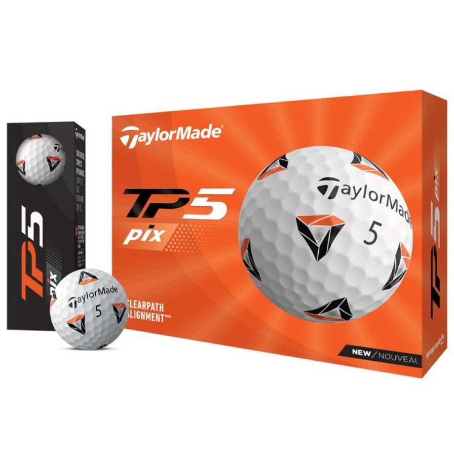 Balles Taylormade Balles De Golf Neuves | Tp5 Pix 2.0