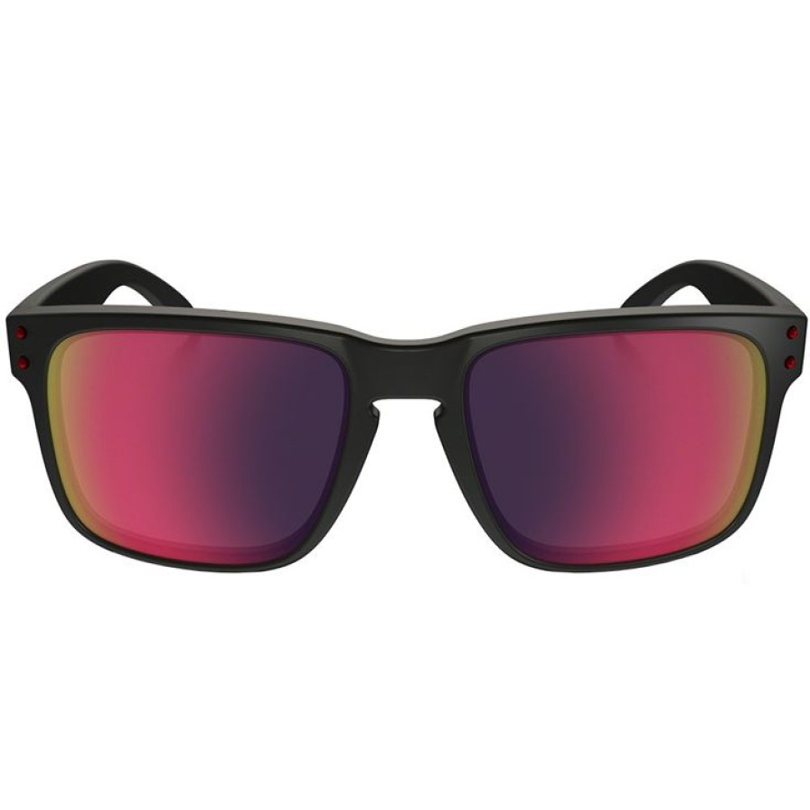 Accessoires Oakley Lunettes De Soleil | Lunettes De Soleil Oakley Holbrook Matte Black Positive Red Iridium