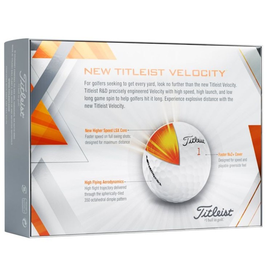 Balles Titleist Balles De Golf Neuves | Velocity 2022