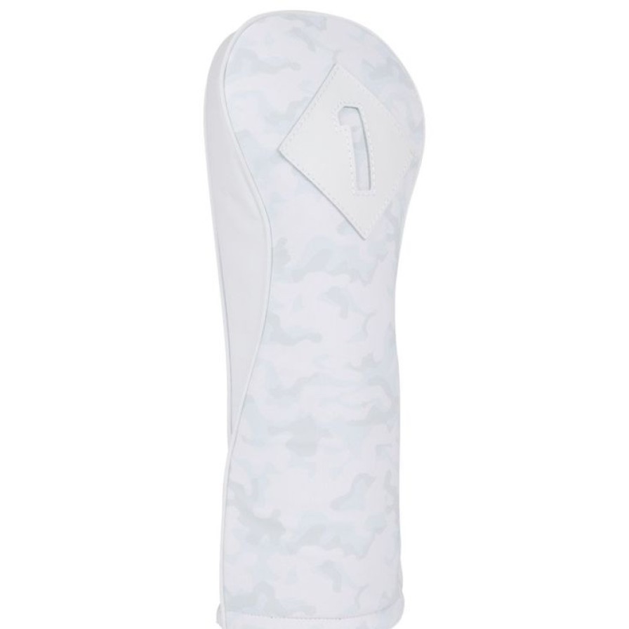 Accessoires Titleist Couvre&Club | Capuchon De Club Titleist White Out Leather Performance Driver Headcover White Camo