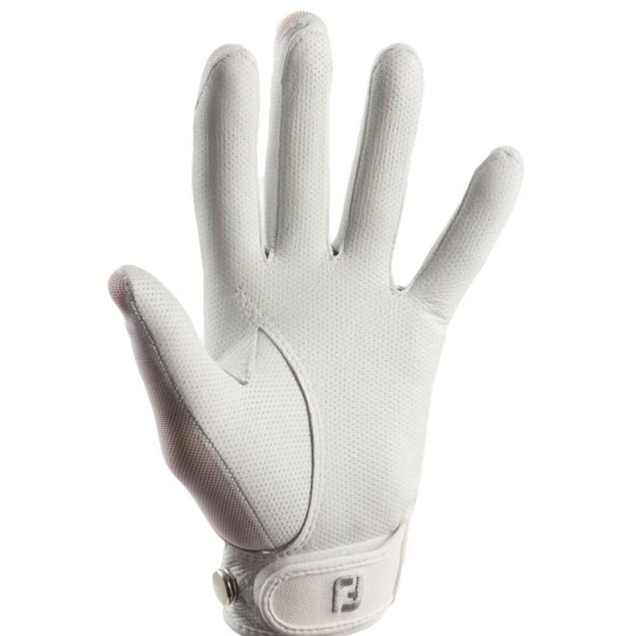 Gants Footjoy Gants De Golf Femme | Gants Synthetiques Classiques (Unit00E9) Footjoy Stacooler Fashion Lady White