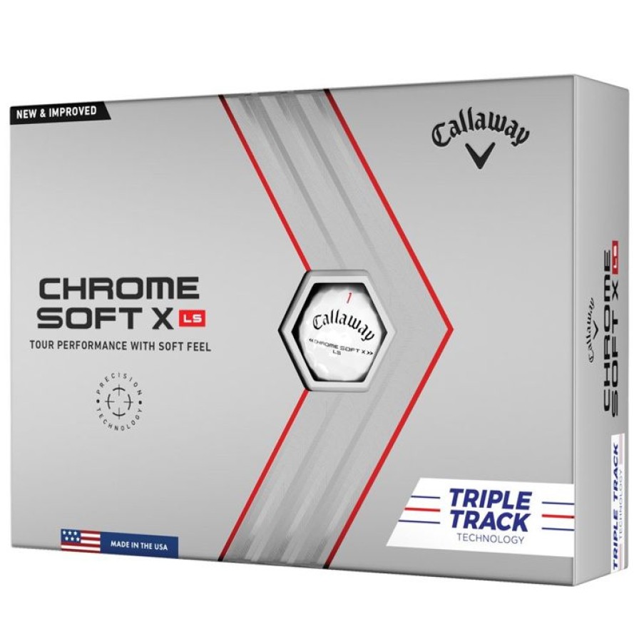 Balles Callaway Golf Balles De Golf Neuves | Chrome Soft X Ls Triple Track