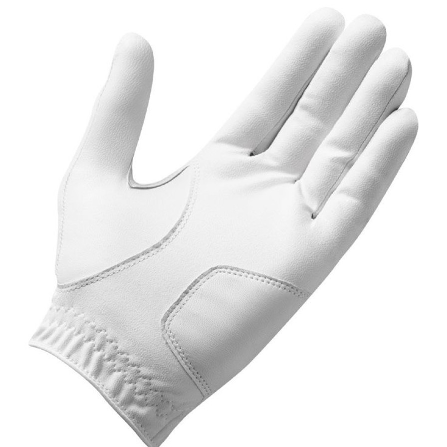 Gants Taylormade Gants De Golf Homme | Gants Synthetiques Classiques (Unit00E9) Taylormade Stratus Tech 2-Pack White