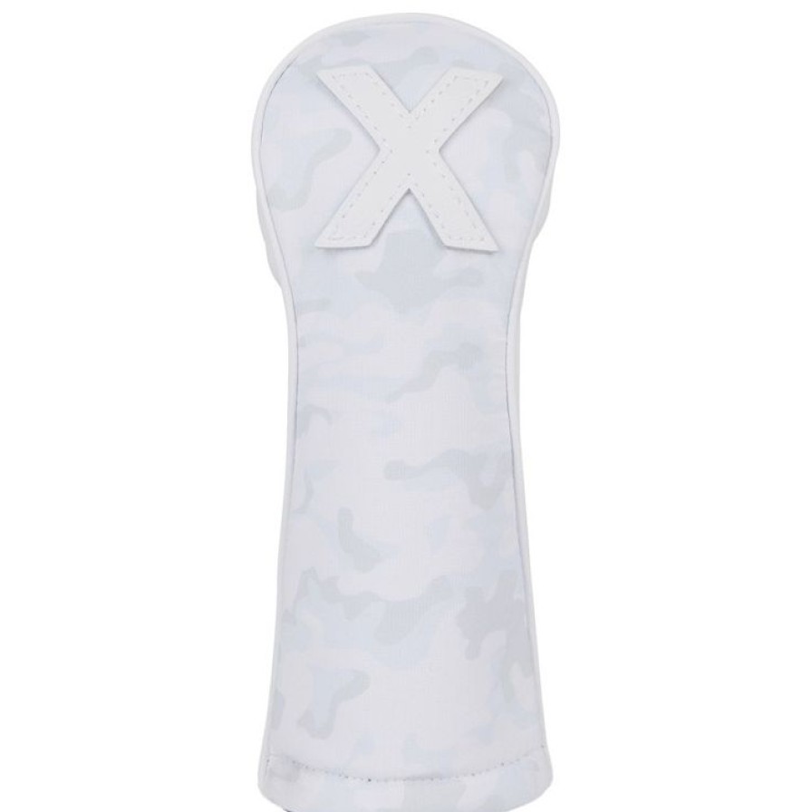 Accessoires Titleist Couvre&Club | Capuchon De Club Titleist White Out Leather Performance Hybrid Headcover White Camo