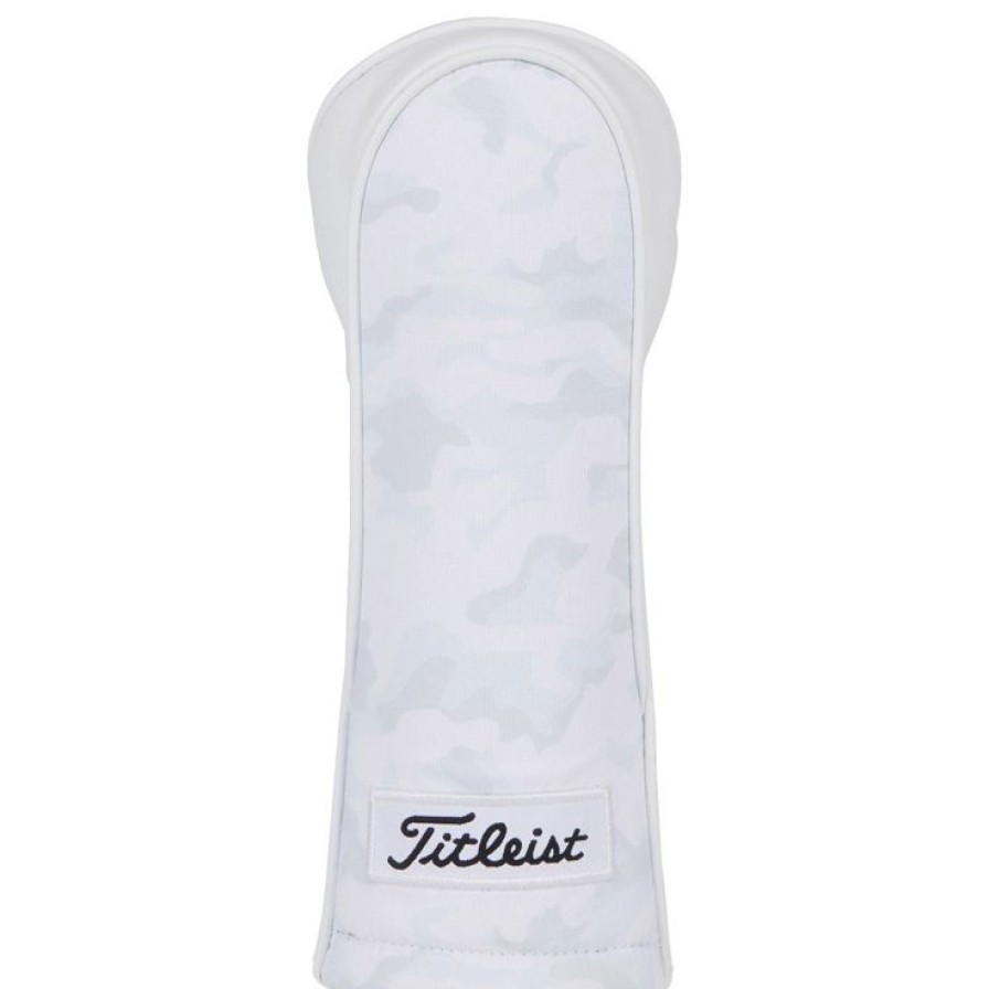 Accessoires Titleist Couvre&Club | Capuchon De Club Titleist White Out Leather Performance Hybrid Headcover White Camo