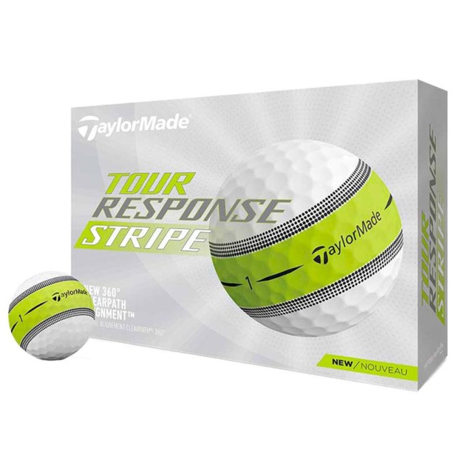 Balles Taylormade Balles De Golf Neuves | Tour Response Stripe