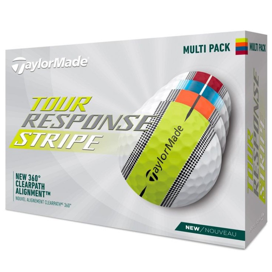 Balles Taylormade Balles De Golf Neuves | Tour Response Stripe