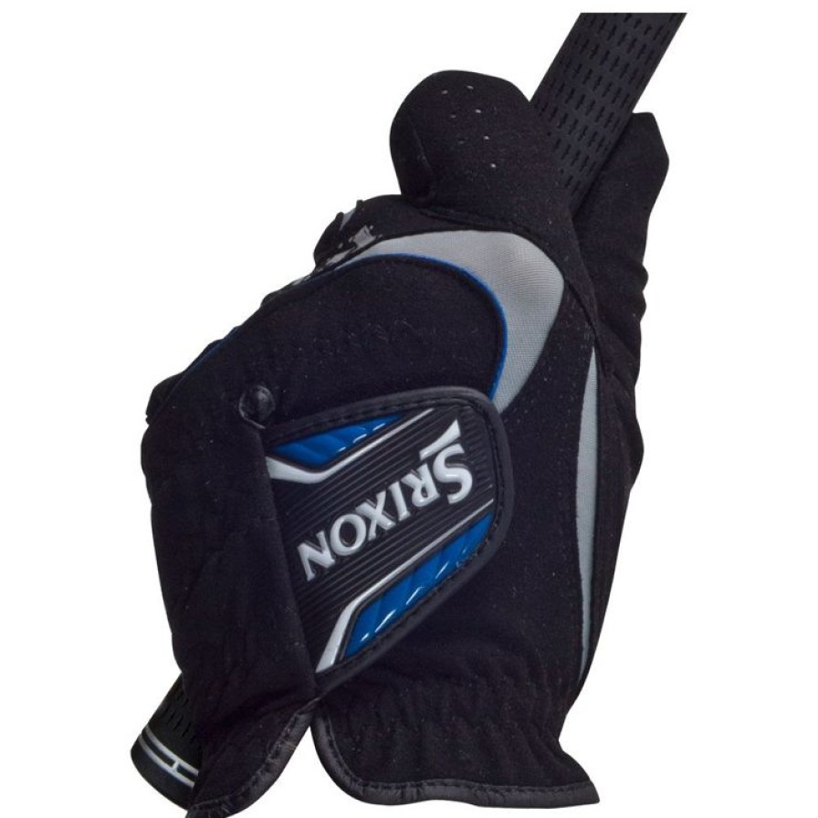 Gants Srixon Gants De Golf Homme | Gants Synthetiques Pluie (Unit00E9/Paires) Srixon Rain Glove Black (Paire)