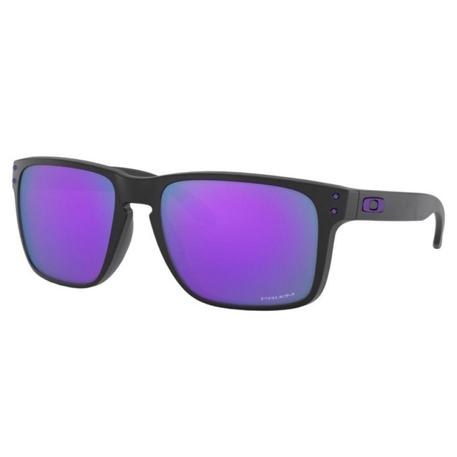 Accessoires Oakley Lunettes De Soleil | Lunettes De Soleil Oakley Holbrook Xl Matte Black Prizm Violet