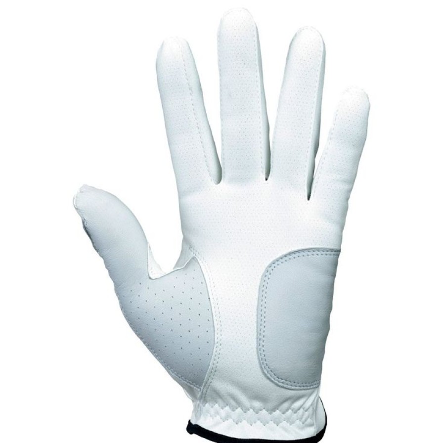 Gants Srixon Gants De Golf Homme | Gants Synthetiques Classiques (Unit00E9) Srixon All Weather Micro Fibre White