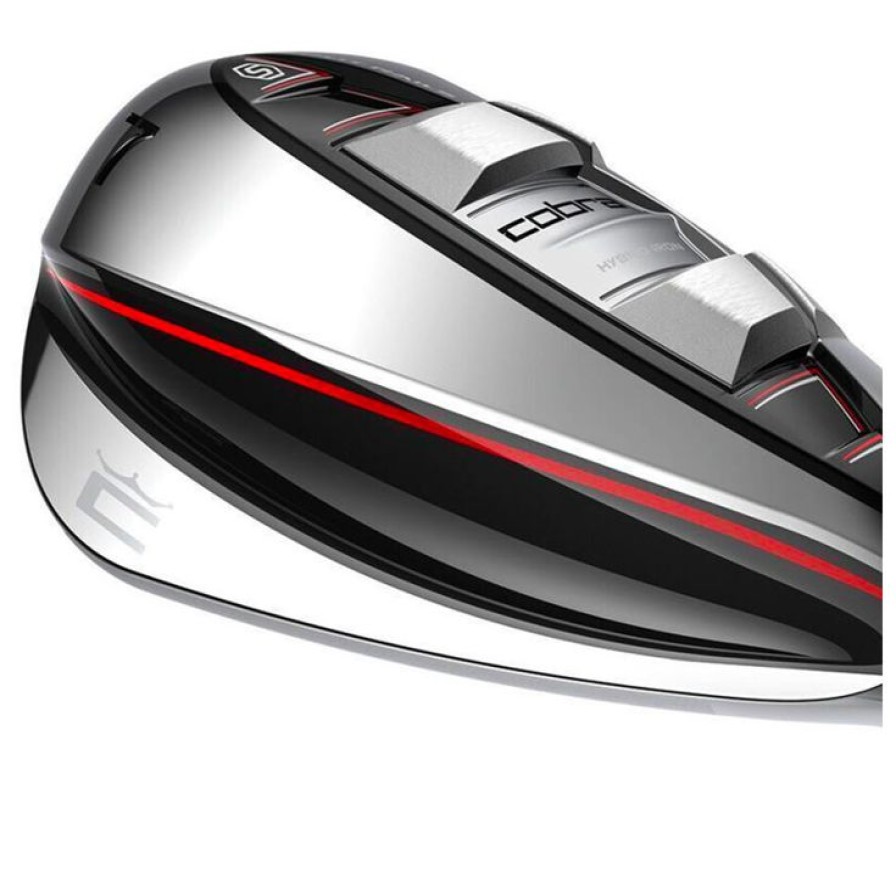 Clubs Cobra Series De Fers | Serie De Fers Cobra T-Rail 3 Silver Red Irons