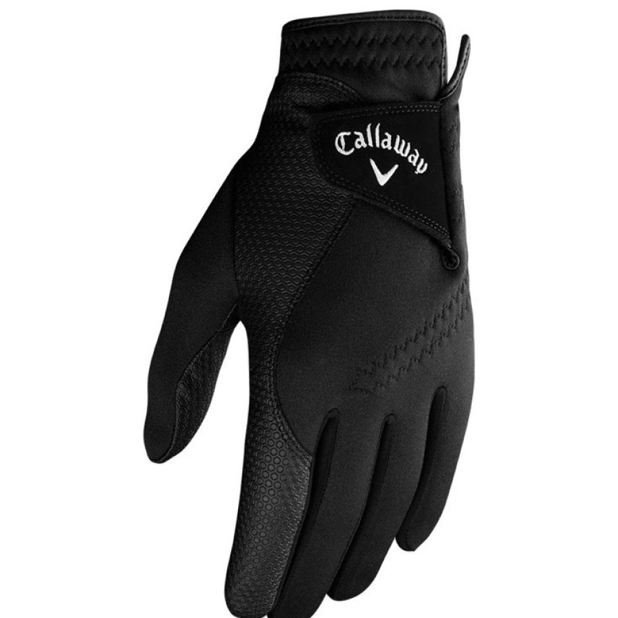 Gants Callaway Golf Gants De Golf Homme | Gants Synthetiques Chauds (Paire) Callaway Golf Thermal Grip Black