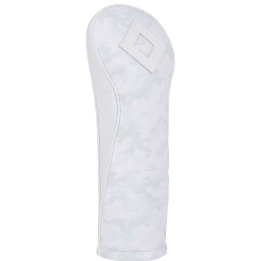 Accessoires Titleist Couvre&Club | Capuchon De Club Titleist White Out Leather Performance Fairway Headcover White Camo