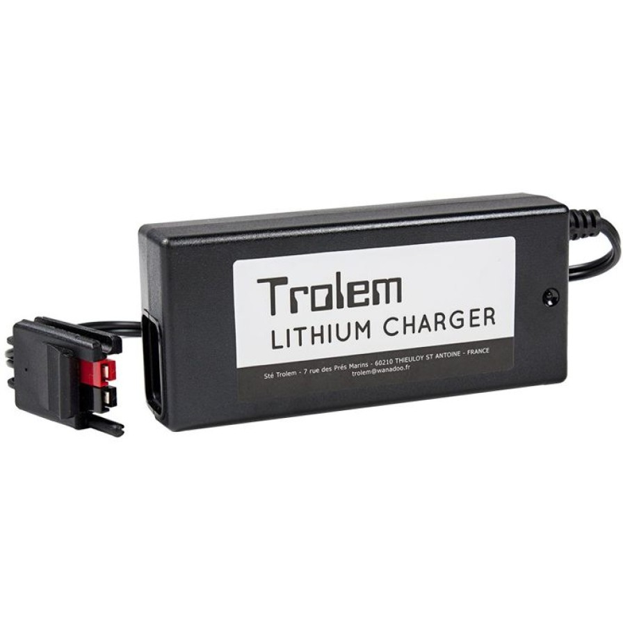 Chariots Trolem Batteries Chariot Electrique | Batterie Trolem Pack Batterie Lithium 20Ah Avec Chargeur