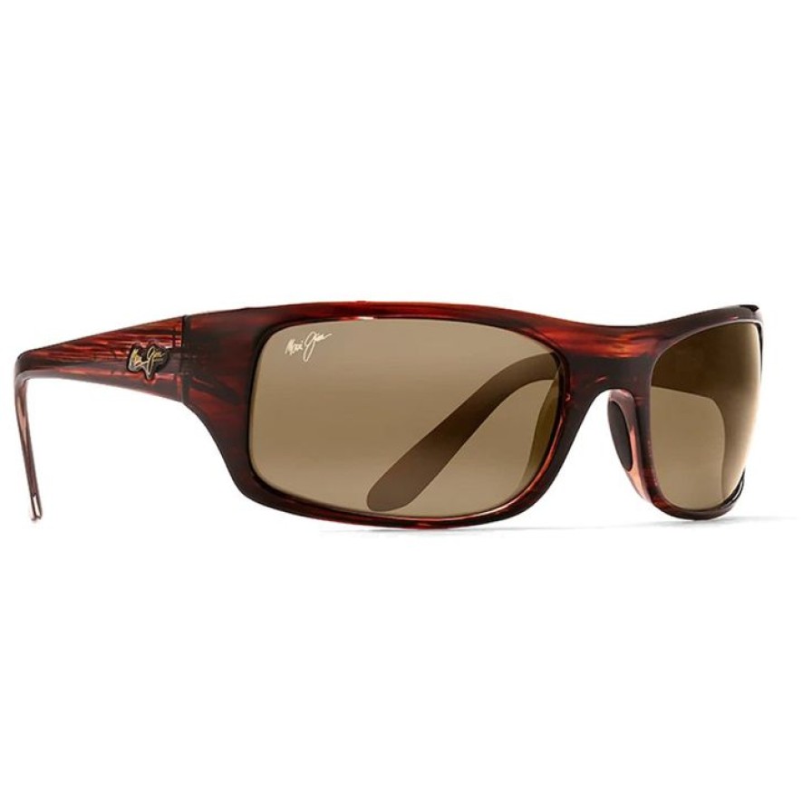 Accessoires Maui Jim Lunettes De Soleil | Lunettes De Soleil Maui Jim Peahi Ecaille Bronze Hcl Min00E9Ral Superthin