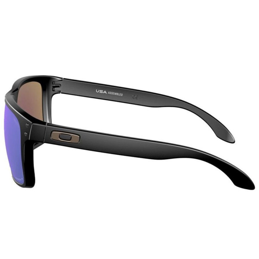 Accessoires Oakley Lunettes De Soleil | Lunettes De Soleil Oakley Holbrook Xl Matte Black Prizm Sapphire Polarized