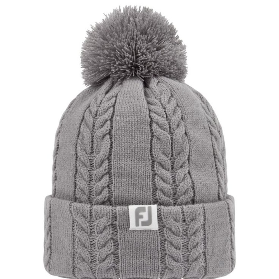 Vetements Footjoy Bonnets | Cable Knit Bobble