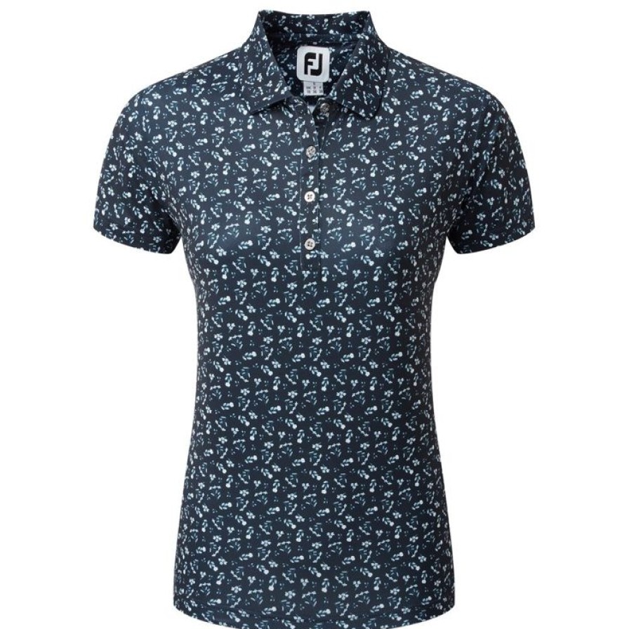 Vetements Footjoy Polos | Floral Print Lisle